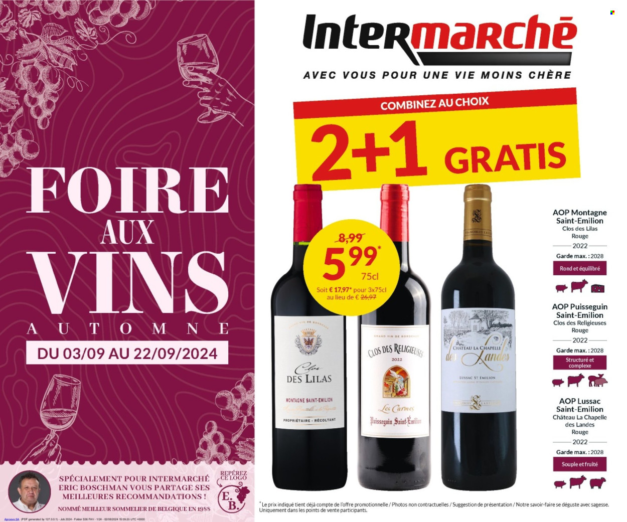 Intermarché-aanbieding - 03/09/2024 - 22/09/2024. Pagina 1