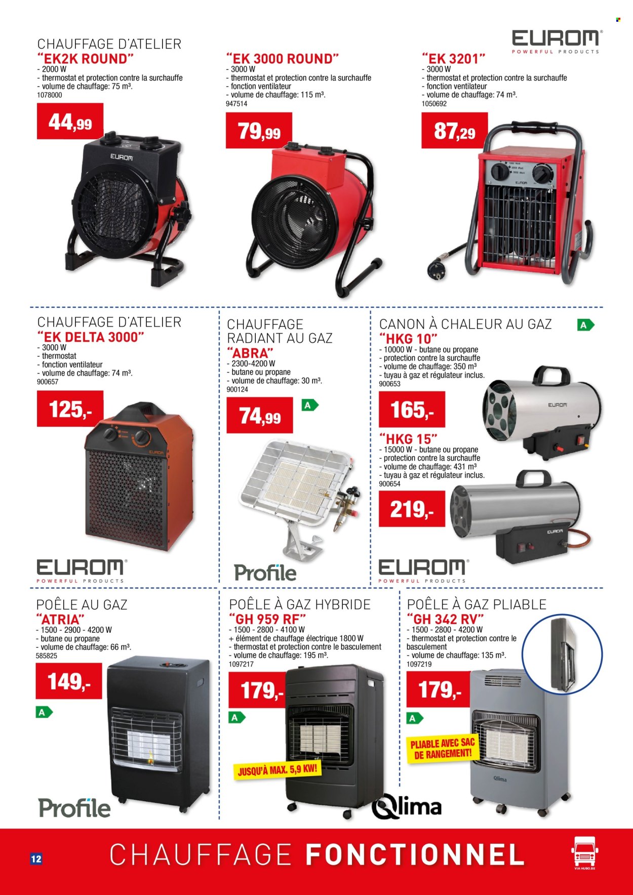 Hubo-aanbieding. Pagina 1