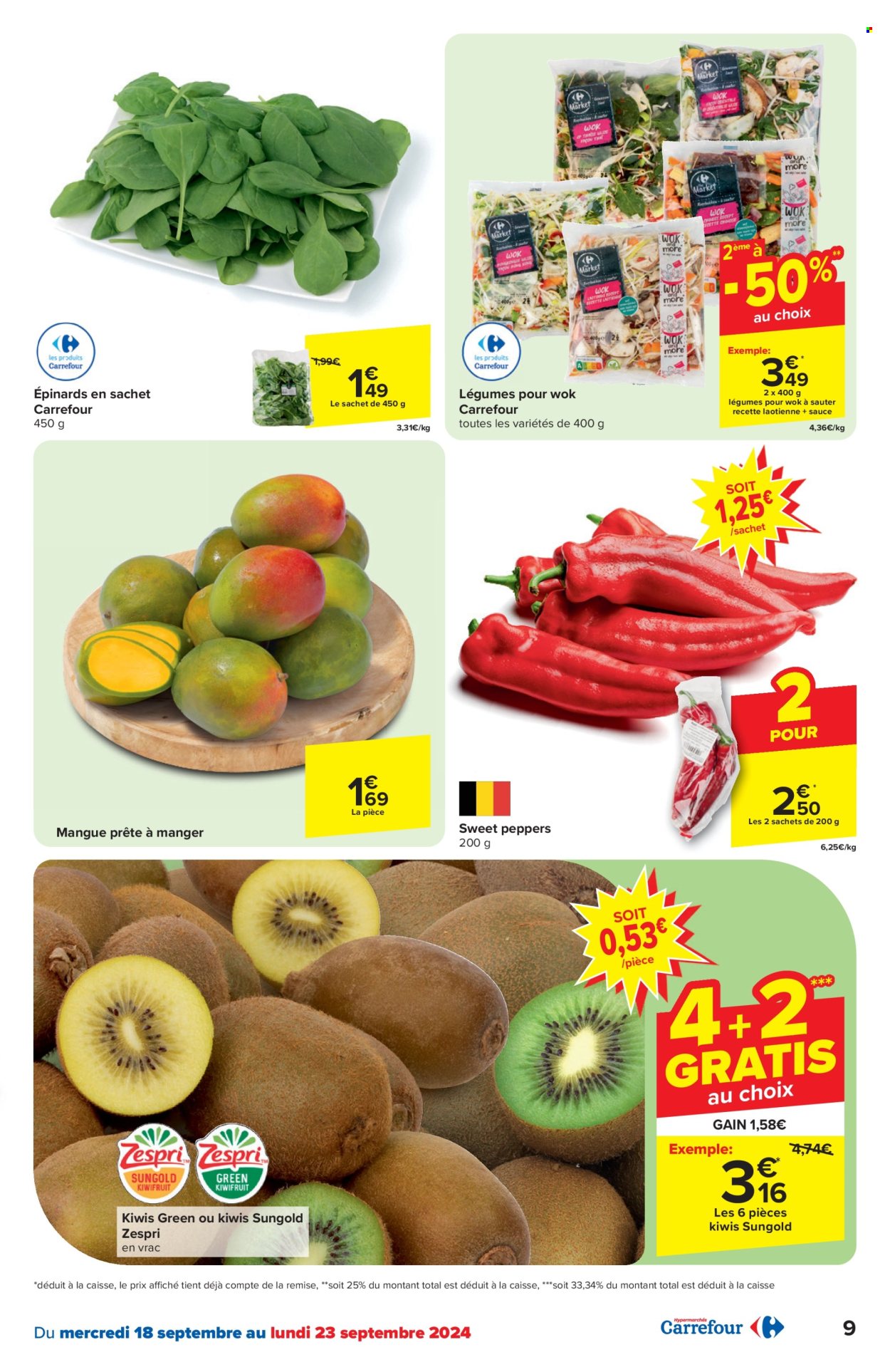 Carrefour hypermarkt-aanbieding - 18/09/2024 - 30/09/2024. Pagina 9