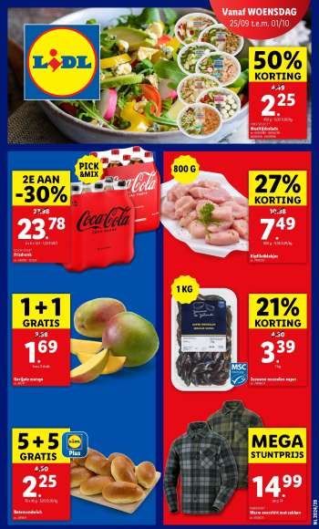 Lidl-aanbieding - 25/09/2024 - 01/10/2024.