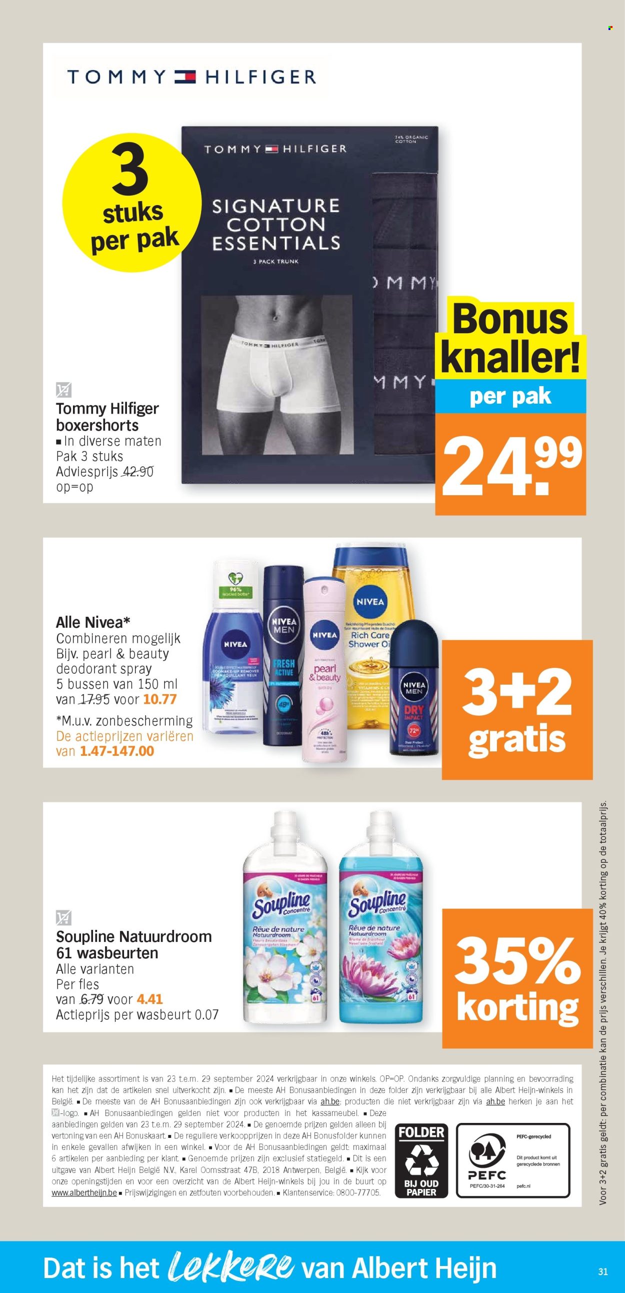 Albert Heijn-aanbieding - 23/09/2024 - 29/09/2024. Pagina 31