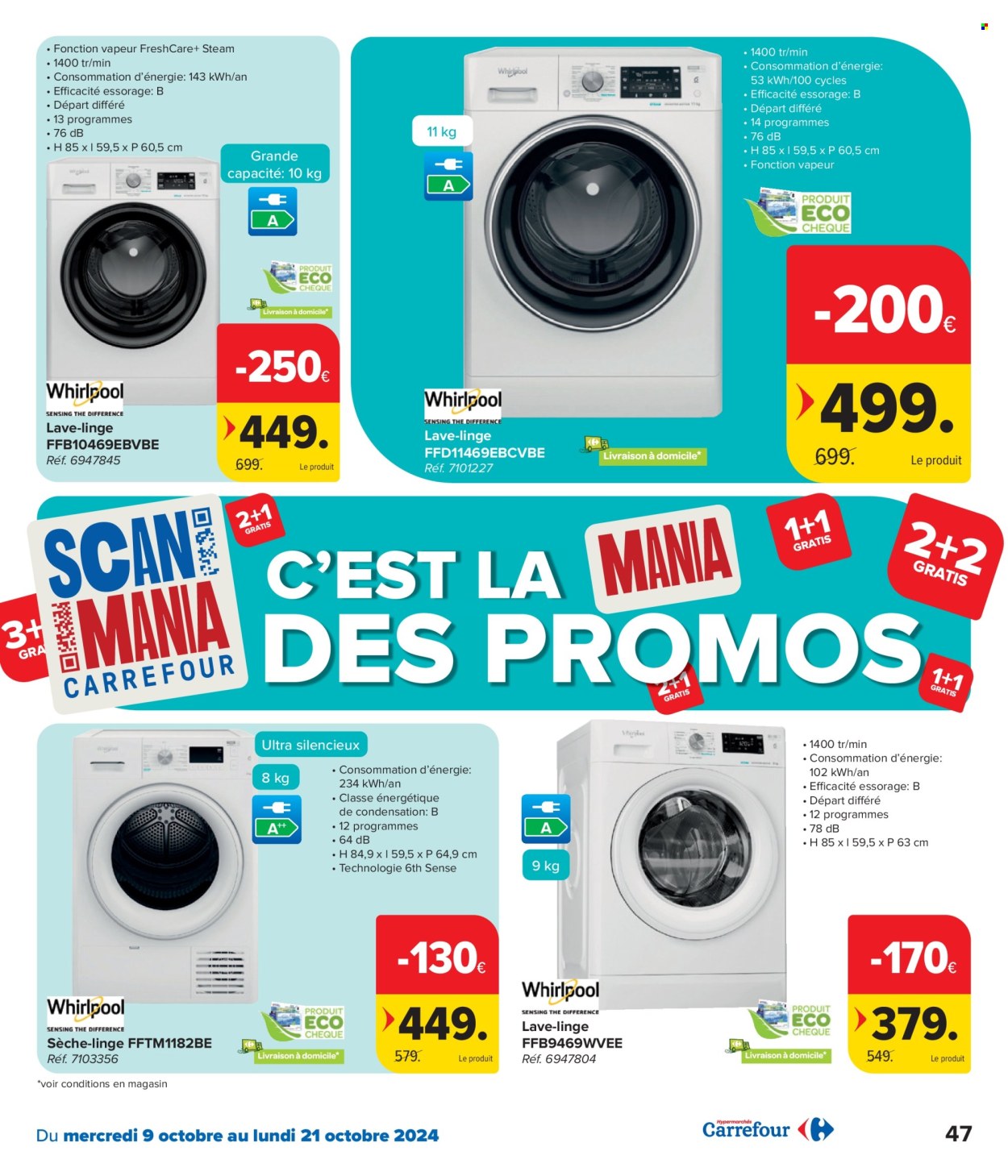 Carrefour hypermarkt-aanbieding - 09/10/2024 - 21/10/2024. Pagina 47