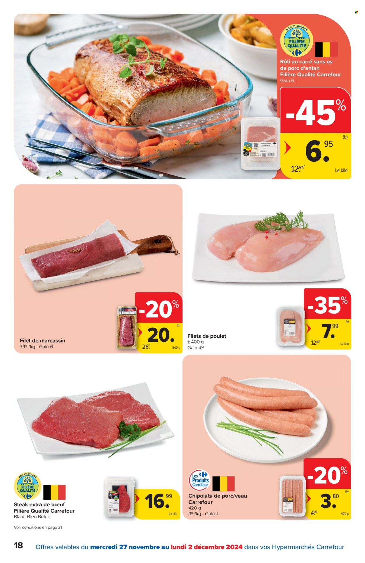 Carrefour hypermarkt-aanbieding - 27/11/2024 - 09/12/2024. Pagina 1