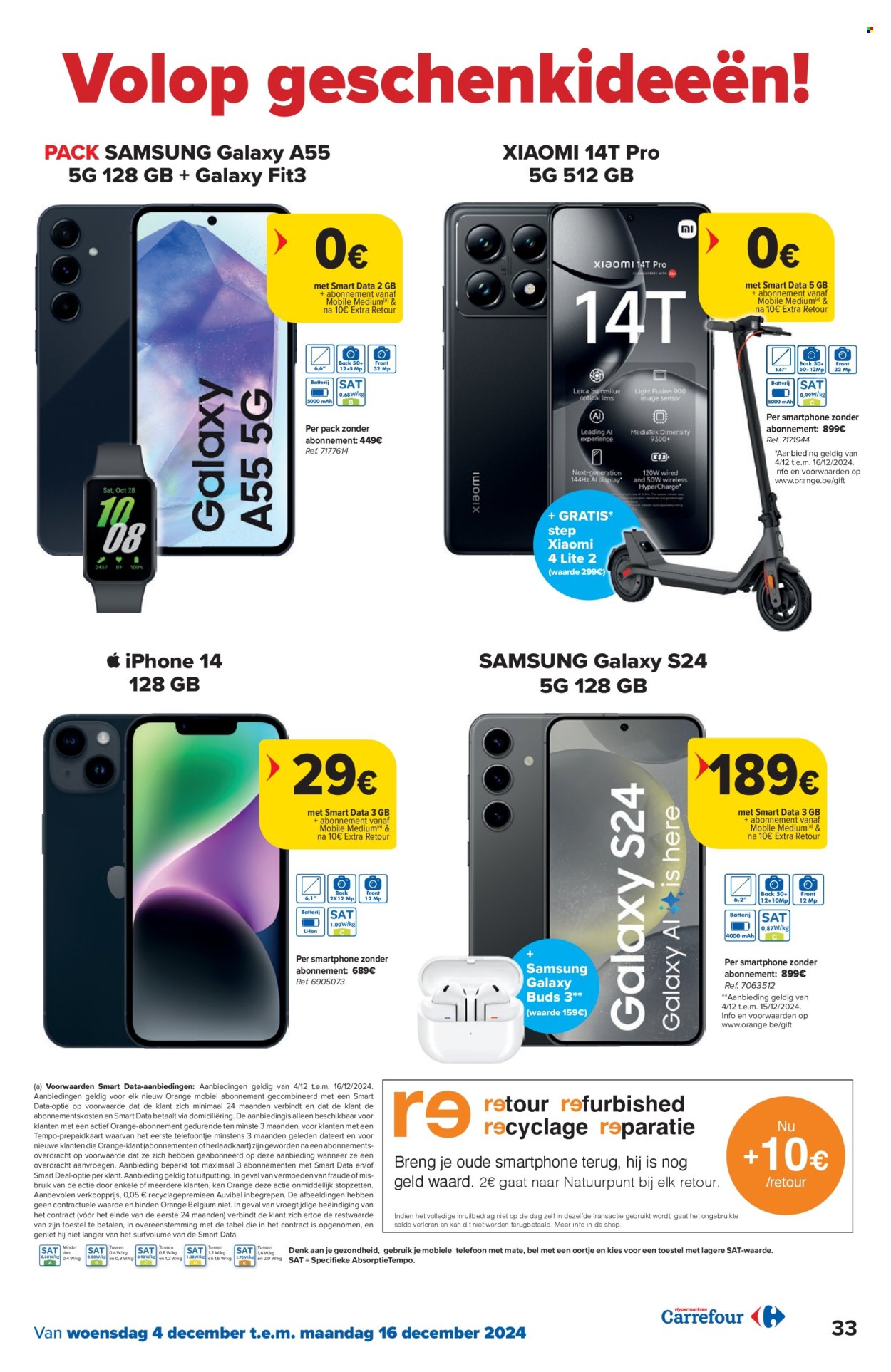 Carrefour hypermarkt-aanbieding - 04/12/2024 - 16/12/2024. Pagina 1