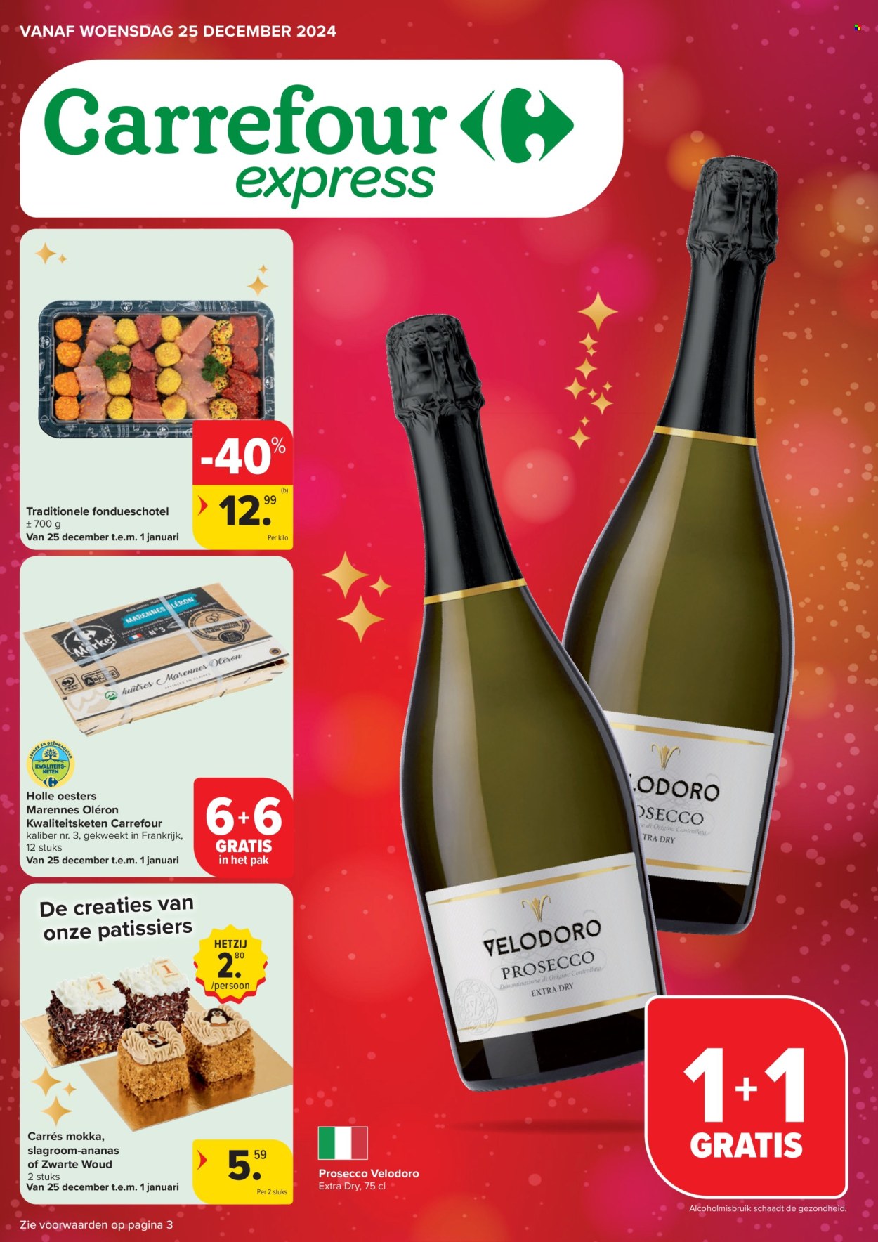 Carrefour express-aanbieding - 25/12/2024 - 01/01/2025. Pagina 1