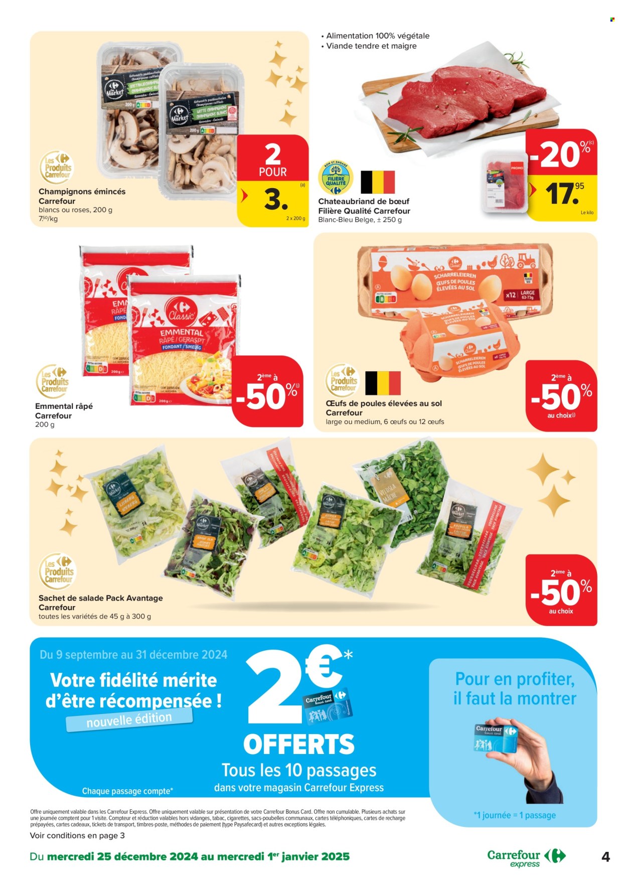 Carrefour express-aanbieding - 25/12/2024 - 01/01/2025. Pagina 1