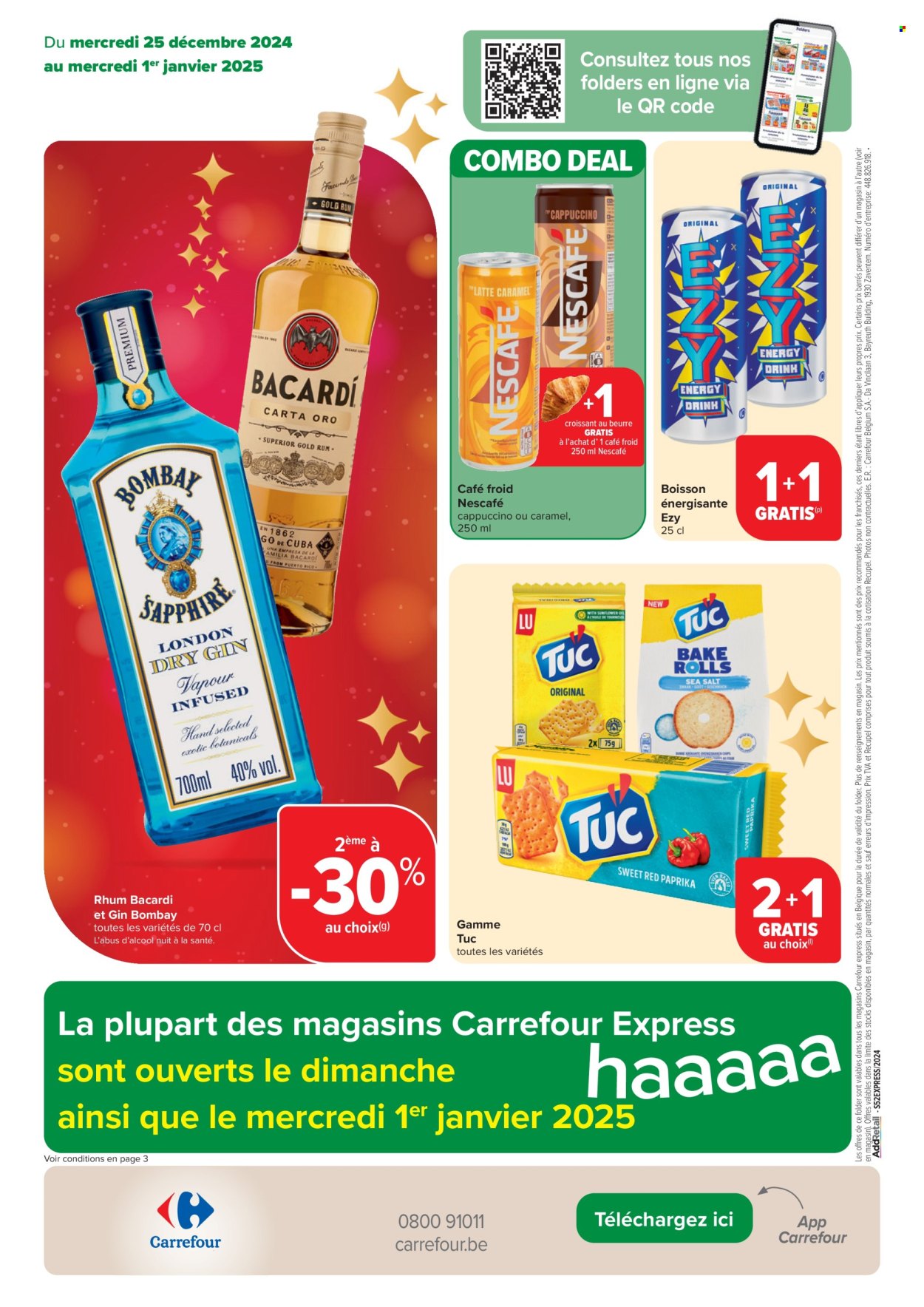 Carrefour express-aanbieding - 25/12/2024 - 01/01/2025. Pagina 1