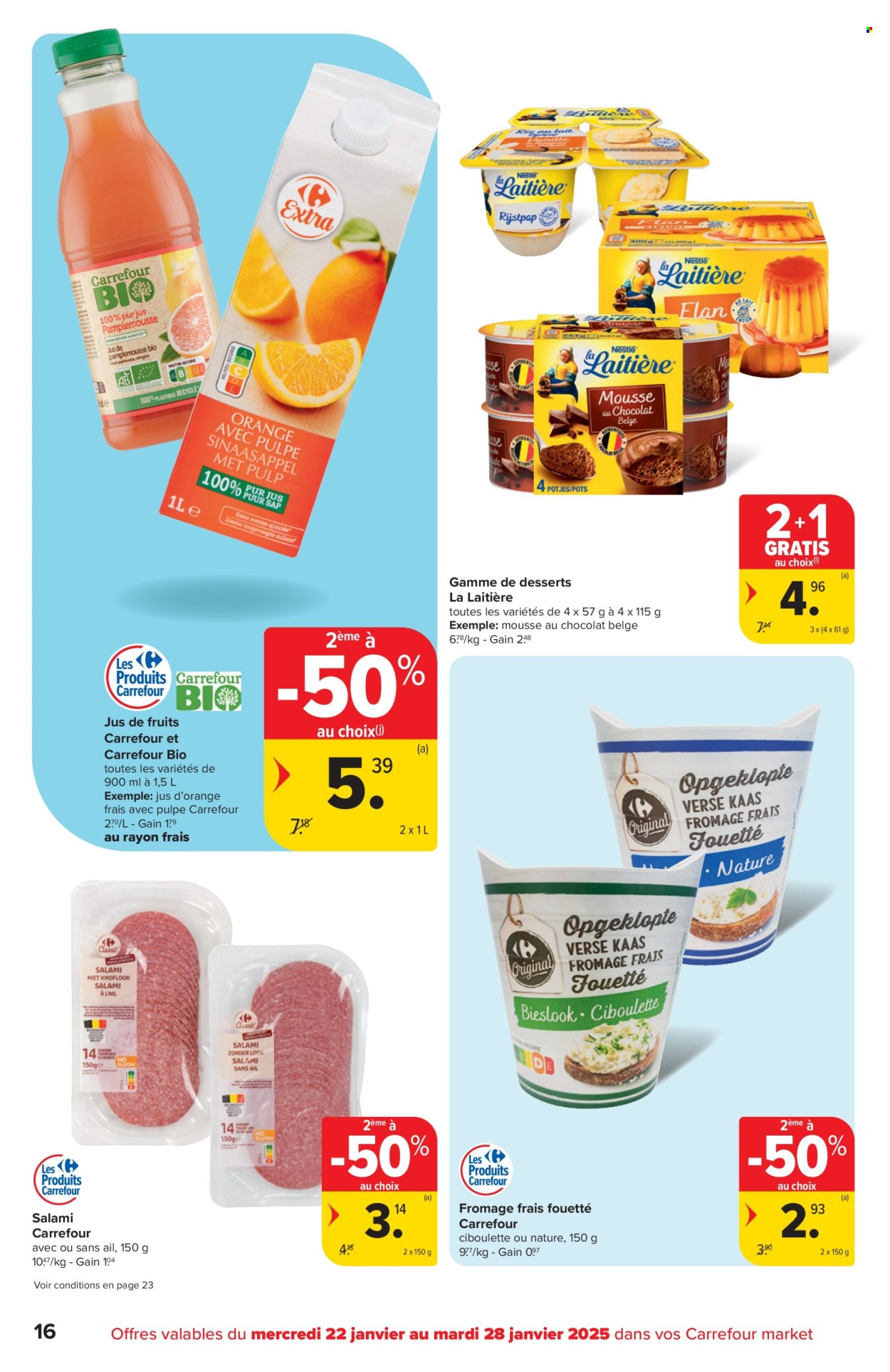 Carrefour market-aanbieding - 22/01/2025 - 28/01/2025. Pagina 1