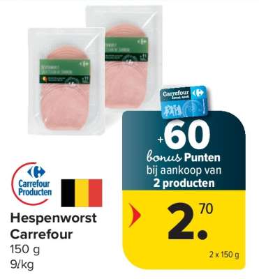 Hespenworst Carrefour