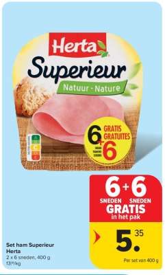 Set ham Superieur Herta