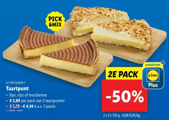 LE PATISSIER Taartpunt