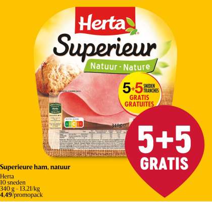 Superieure ham, natuur