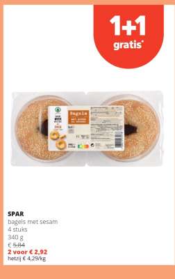 SPAR bagels met sesam