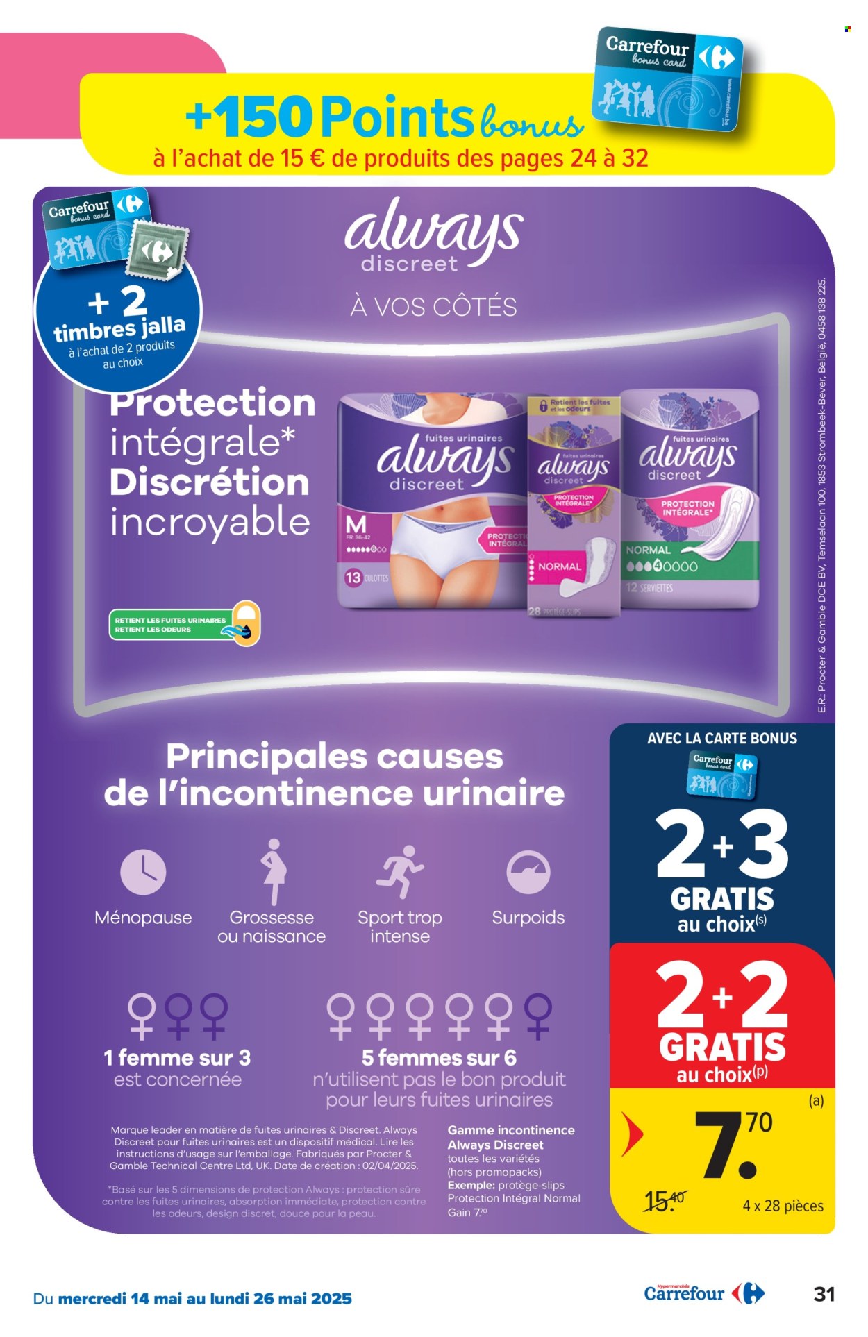 Carrefour hypermarkt-aanbieding - 14/05/2025 - 26/05/2025. Pagina 1